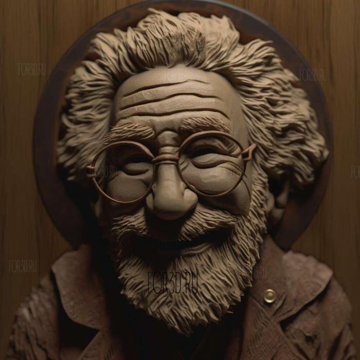 jerry garcia 1 stl model for CNC